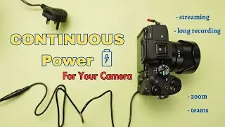 How to get Continuous Power for your Camera | Unlimited Camera Power