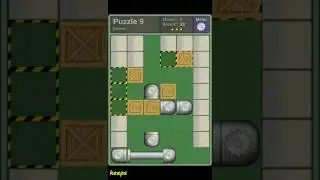 Pushing Machine (Expert) Level Puzzle 9 - Perfect Solution