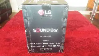 LG SJ9 SOUNDBAR Unboxing