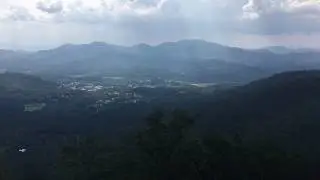 Cedar Knob Cliff Views, near Miller Trek, Young Harris, Georgia