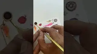 Part 75: handmade cute root vegetables gift tag | watercolor art , edge cutter and hike puncher #diy