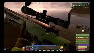 Rust. Mochila escudo (se carga el escudo con pilas) MBIRD 249 (LEGENDARIA)  Y L96 (LEGENDARIA)