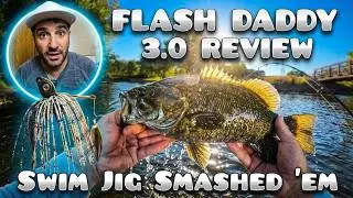 Flash Daddy Swim Jig против River Smallmouth