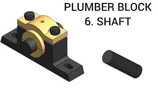 PLUMMER BLOCK - 6 SHAFT - SOLIDWORKS
