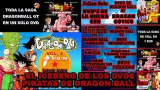 EL ICEBERG DE LOS DVDS PIRATAS DE DRAGON BALL