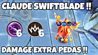 COMBO CLAUDE 6 SWIFTBLADE 6 GLORY LEAGUE !! COMMANDER GUSION !! MAGIC CHESS GOGO 