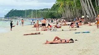 Look! Beachfront Boracay White Beach on January 8, 2026 Walk Tour #tourism #travel #boracay