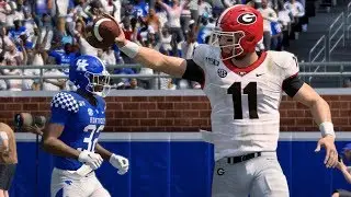 Georgia Bulldogs vs Kentucky Wildcats | NCAA Football 20 (Madden 20 PC Mods)