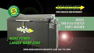 Renegade Parts Washers TMB 8150 Stretch Automatic Top Load Parts Washer Demo