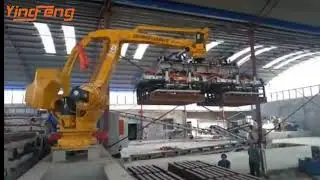 Automation robotics clay brick stacker machine