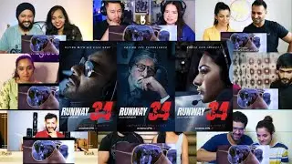 Runway 34 | Official Trailer Reaction Mashup  | Amitabh Bachchan, Ajay Devgn, Rakul Preet