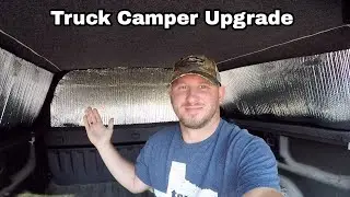 Truck Camper Upgrade Installed Reflectix In The Windows (Truck Camping)