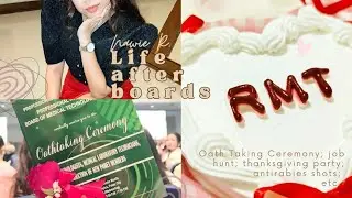 Life after the boards: Oathtaking Ceremony (Vaccine 💉, pilates 🧘🏻&zwj;♀️, book haul 📚, etc.)