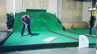 Holey Molies Mini Golf course in September 2018 - hole 8