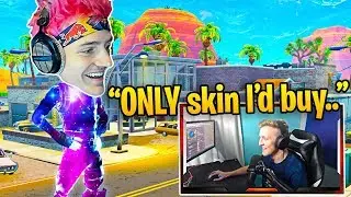 After Ninja shows the Galaxy skin, Tfue WANTS it! (Fortnite Moments)