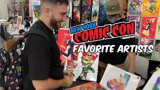 МОИ ЛЮБИМЫЕ ХУДОЖНИКИ В NYCC БЕН ХАРВИ, СТРАШНЫЙ КОТ BCKONGART, SHLEPZIG COMICS, NEW YORK COMIC CON