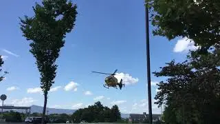 PHI Air Medical AirCare-4 (Backup) Lifting off