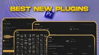These NEW Premiere Pro Plugins are Awesome!