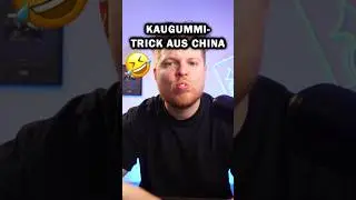 Kaugummi-Trick aus China 🤣 #zauberer #zaubertrick #bubblegum