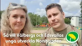 Unga tycker till om V&aring;lberg och Edsvalla. Milj&ouml;partiet i Karlstads spr&aring;kr&ouml;r pratar om f&ouml;rslagen.