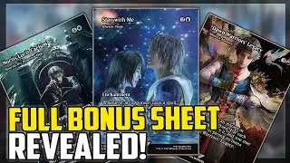 FULL Bonus Sheet Revealed for Final Fantasy! INSANE Reprints and Crazy Arts! - Magic: The Gathering