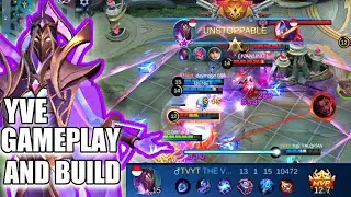 NEW HERO YVE GAMEPLAY AND BUILD | MOBILE LEGENDS NEW HERO YVE