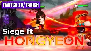 FIRST SIEGE ft. HONGYEON! G3 Guild Siege Gameplay xd I'm good at dis game^^ - Takish Twitch Stream