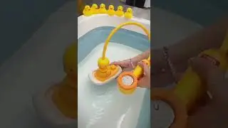 BATH TOYS FOR TODDLER | DUCK WITH SHOWER #shorts