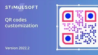 Visual design of QR barcode in Stimulsoft reporting tools (version 2022.2)