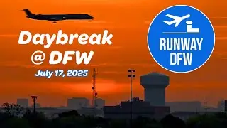 LIVE ☀️ Morning plane spotting at DFW Airport ✈️ Runway DFW - 7/17/25