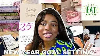 2025 NEW YEAR GOAL SETTING 🎯 & PLANNING | GUIDE TO ACHIEVING YOUR GOALS 🚀