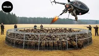 How Farmers Trap Millions Of Wild Boars That Destroy Crops To Donate To The Hungry | Wild Boar Hunt