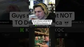 Guys shows what NOT TO DO in America 💀 #xqc #fyp #news #asmongold