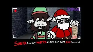 Evil Santa EVILS it up (playing stupid roblox horror games)