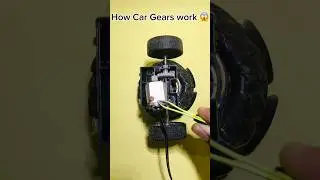How Car Gears Really Work ⚙️ Vehicle Gear Change Explained in 9s #shorts #dcmotor #experiment