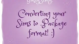 Converting Sims to Package Format