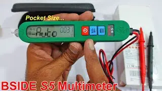 BSIDE S5 Pocket size Digital smart Multimeter with NCV Resistance and AC DC voltage