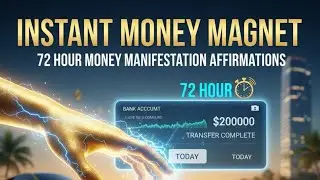 INSTANT MONEY MAGNET | 72-Hour Money Manifestation Affirmations | 