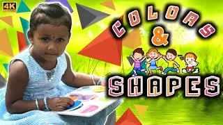 Little Girl playing colors and shapes | Kids Learning | Bommu Kutty