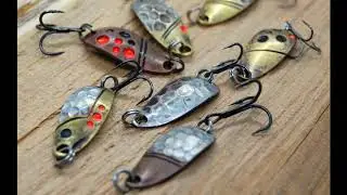 PW baits. Wahadł&oacute;wka  Maluszek 2,7cm - praca błystki (underwater slow motion)