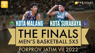 SURABAYA BACK TO BACK EMAS! HIGHLIGHTS KOTA MALANG VS KOTA SURABAYA | FINAL PORPROV BASKET PUTRA