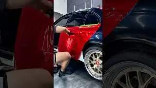 E39 M5 Door Wrap Time Lapse #profect #profectit #bmw #e39m5 #wrappedcars #vinylwrap #fleetwork