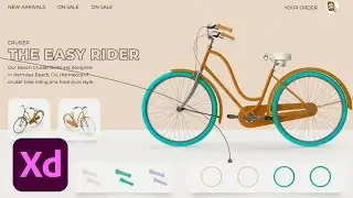 XD Daily Creative Challenge - E-Commerce Bike Builder | Adobe Creative Cloud