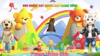 🐶 Dog Dance 🐱 Cat Dance 🐭 Rat Dance Video || Funny Animal Dance Party for Kids