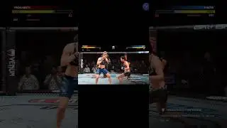 DOUBLE KNOCKDOWN! #ufc #ufc5 #eaufc5