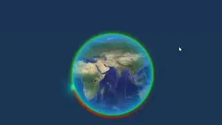 Rotating Earth  using CSS only #shorts