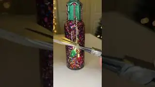 Making my Bottled Christmas Lights decorative potion bottle! #potion #apothecary  #potions