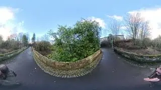 A 360&deg; 4K Video of Castlemilk Park 200 year old Bridge...
