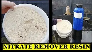 Nitrate remover resin