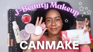 Trying Out Popular Japanese Skincare & Makeup From Canmake, SANA For Dark Skin | Dry Skin